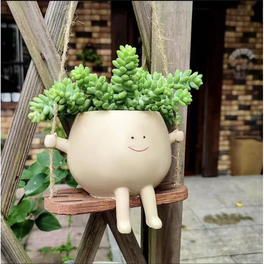 Smiley Flower Pot
